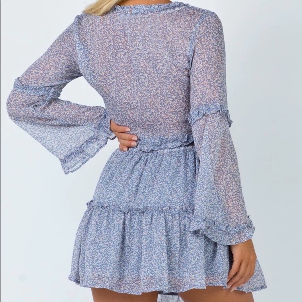 Princess Polly Caylan Set in Blue Size 4 - Picture 3 of 10